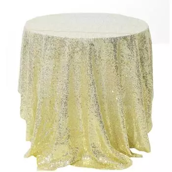 Блестящая круглая скатерть с блестками, розовое золото, серебро, скатерть для свадебного украшения, дня рождения, Рождества, домашняя вечеринка, скатерть Round 60cm-23.6inch