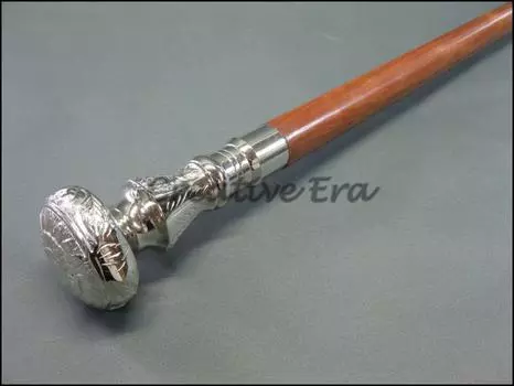 Блестящая латунная дизайнерская ручка деревянная трость для ходьбы в старинном стиле подарок M аэро