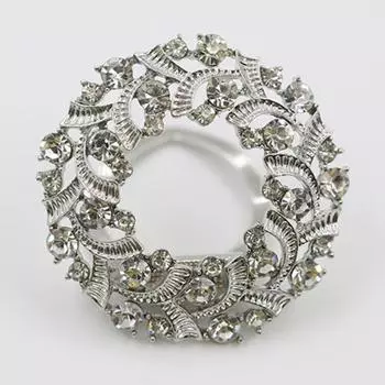 Блестящая легкая элегантная брошь для шарфа с пряжкой для шарфа для вечеринки