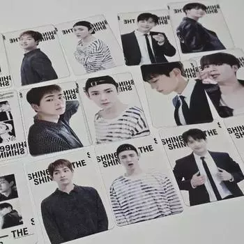 Блестящая подарочная прозрачная фотокарточка для посещения фан-встречи 2018 года