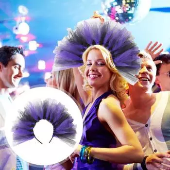 Блестящая повязка на голову Марди Гра для женщин, карнавальная повязка на голову, аксессуары для костюмов, сетчатая заколка для волос, головной убор для женщин и детей