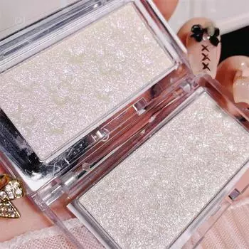 Блестящая пудра с бриллиантами, осветляющая жемчужная пудра с блестками, хайлайтер для контура лица, макияж