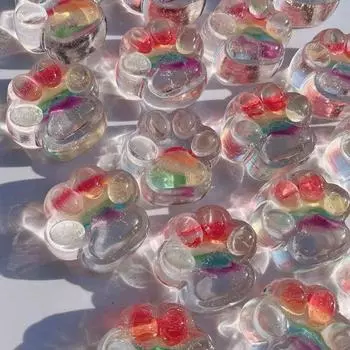 Блестящая желейная кошачья лапка Игрушка-щипок Желейная кошачья лапка Сжимаемый кошачий шарик Декоративный синий