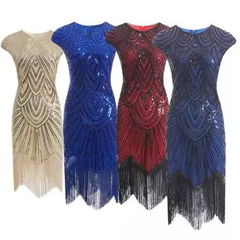 Блестящее элегантное платье без рукавов больших размеров для сексуальной вечеринки и свадьбы XXXL чёрный/золотистый