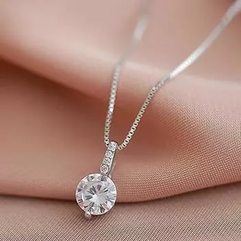 Блестящее ожерелье в форме капли воды для женщин, подвеска в виде капли воды из циркона, ожерелье на ключицу, подарок на день Святого Валентина, свадебные украшения