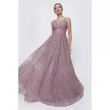Блестящее вечернее платье принцессы из тюля Ghost