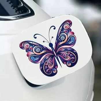 Блестящие автомобильные наклейки-бабочки, прочные автомобильные топливные баки, бампер на заднее окно, ПВХ-наклейки, крылья мотоцикла, скутер, декор для стайлинга кузова 16.5x13CM
