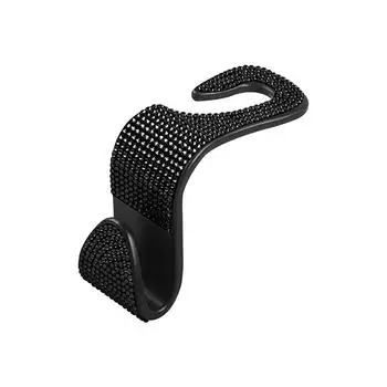 Блестящие автомобильные вешалки для подголовника сиденья, переднее сиденье, автомобильный крючок, блестящие автомобильные вешалки для кошелька, сумки, сумочки, продуктов, автомобильных аксессуаров красный