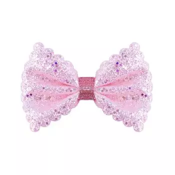Блестящие бантики для волос с блестками, заколки для волос, разноцветные зажимы-аллигаторы, заколки для волос для женщин, девочек, подростков, малышей, аксессуары для волос