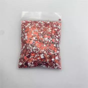 Блестящие блестки 1 шт., 10 г в упаковке Крупные блестящие смешанные массивные блестящие матовые цвета ярких цветов Массивные блестящие блестки смешанные блестящие 10g