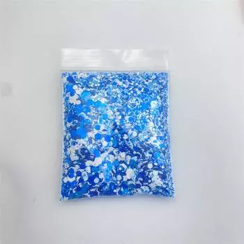 Блестящие блестки 1 шт., 10 г в упаковке Крупные блестящие смешанные массивные блестящие матовые цвета ярких цветов Массивные блестящие блестки смешанные блестящие 10g