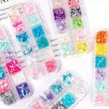 Блестящие блестки 3D временные наклейки милые DIY украшения для ногтей декоративные нашивки для лица style 2