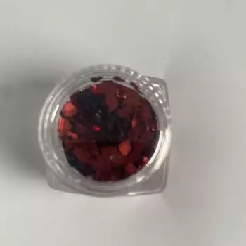 Блестящие блестки для ногтей, блестки для ногтей на День святого Валентина, 3 мм, в форме красного сердца, блестящие блестящие формы в форме сердца в банке 3 г 3g