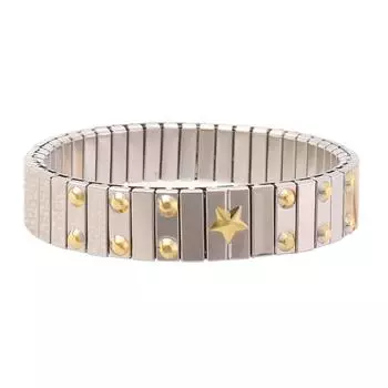 Блестящие браслеты-стрейч со стразами, которые можно носить стопкой, для женщин, эластичный браслет, женский браслет из нержавеющей стали B