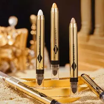 Блестящие двуглавые гладкие глянцевые долговечные осветляющие натуральные перламутровые тени для век, ручка для макияжа, пигмент, косметика белый