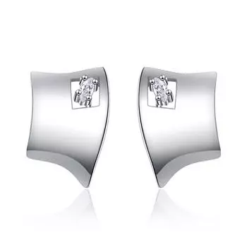 Блестящие геометрические простоты, модные циркониевые сверкающие классические серьги-гвоздики для женщин, ослепительные женские элегантные аксессуары, вневременные ювелирные изделия золотой