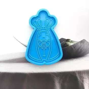Блестящие - глянцевые украшения из мультфильма «Король», силиконовая форма из эпоксидной смолы, сделай сам, брелок, подвеска, ювелирные изделия для подарка на День святого Валентина синий