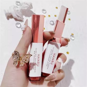 Блестящие градиентные тени для век, двухцветные тени для век, тени для век разноцветный