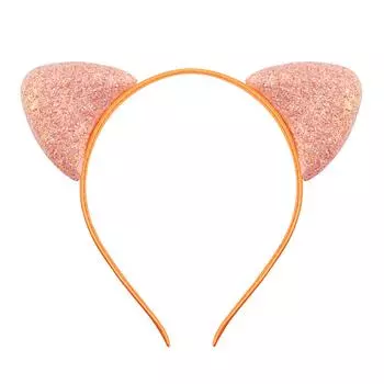 Блестящие кошачьи ушки ободок кошачий ободок для девочек и женщин сверкающий для волос металлический обруч блестящие повязки для волос аксессуары для волос на каждый день