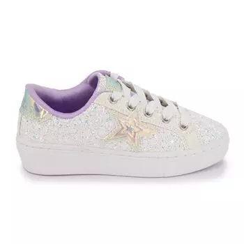 Блестящие низкие кеды Sparkle It Up Белый детский SKECHERS
