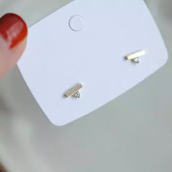 Блестящие офисные повседневные универсальные изысканные серьги в стиле темперамента в тренде