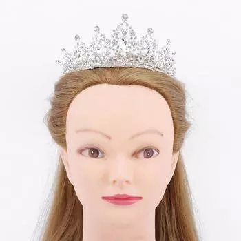 Блестящие роскошные кристаллы стразы принцесса ювелирные изделия головной убор корона аксессуары для волос тиара повязка на голову
