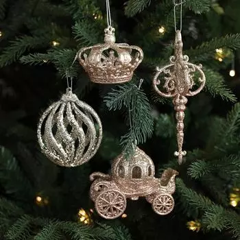 Блестящие снежинки, рождественские украшения, подвесные украшения для елки, подвеска из золотой пудры, декор своими руками, новогодняя вечеринка, рождественские подарки