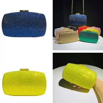 Блестящие стразы вечерняя сумочка кошельки для женщин формальная вечерняя кристально-бриллиантовая сумка свадебная коктейльная сумочка с цепочкой розовый