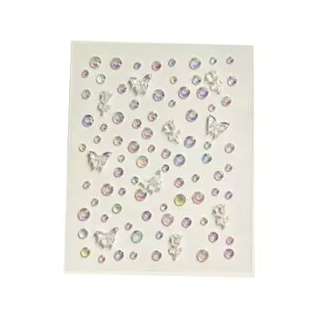 Блестящие стразы жемчуг украшения для лица самоклеящиеся наклейки модные женские аксессуары для вечеринок 7