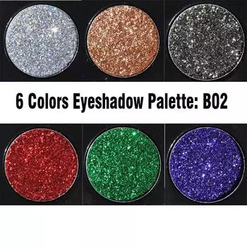 Блестящие тени для век Пудровые тени для век Косметика для макияжа A One Size