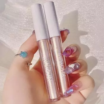 Блестящие жидкие тени для век с монохромным оттенком