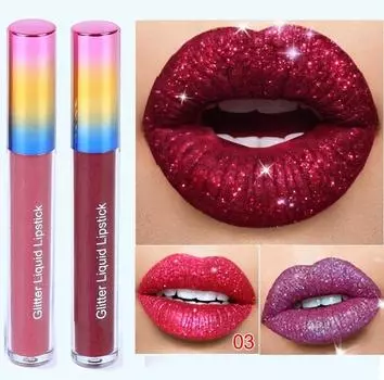 Блестящий блеск для губ Блестящий блеск для губ Глянцевая жидкая помада Красная розовая губная помада Милый оттенок для губ Губная помада Макияж Красота Косметика