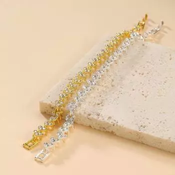 «Блестящий браслет для женщин»: Модные сверкающие бриллиантовые украшения в стиле интернет-знаменитостей glitter bracelet