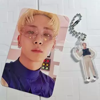 Блестящий брелок для ключей Bad Rop Poka Selfo Bad Love Key Ring Poca Set