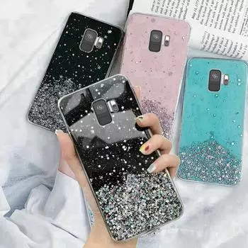 Блестящий чехол для телефона Samsung Galaxy S9 S 9 G960F G960F/DS G960, силиконовый мягкий чехол, полное покрытие для samsungS9 S9, задняя крышка For Samsung G9600