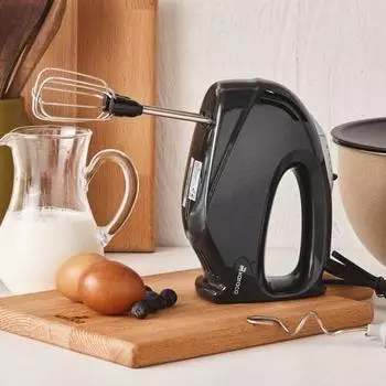 Блестящий черный ручной миксер Karaca