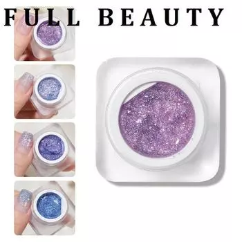 Блестящий гель для ногтей Flash, блестящий эффект, серебристый УФ-гель, мерцающая пыль, декор для ногтей своими руками