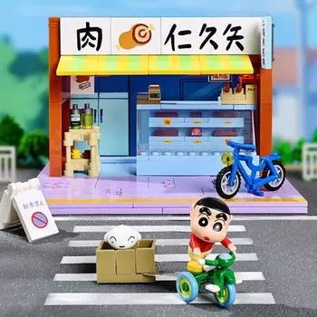 Блестящий игрушечный блок Crayon Shin-chan Покупки с Crayon Shin-chan - K20614