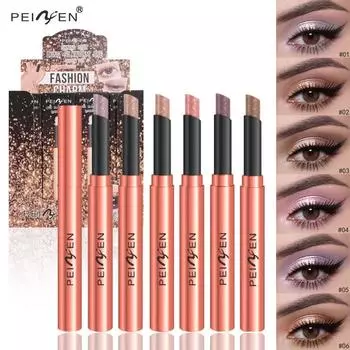 Блестящий карандаш для теней для век Lazy Eye Makeup Starry Glitter Sleeping Silkworm Pen Неразмазываемый контурный хайлайтер для век