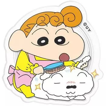 Блестящий карандаш Shin-chan The Three Musketeers Acrylic Smart Talk, Jjang-a-rang White-face, 1 штука