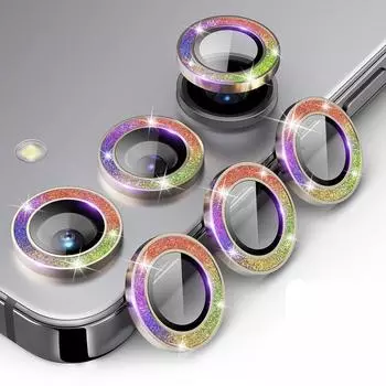 Блестящий металлический защитный чехол для камеры Samsung Galaxy A55 A15 A35 A54 A14 A34, защитный колпачок из сплава, закаленное стекло HD For Galaxy A55