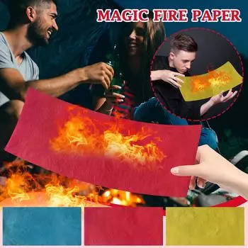 Блестящий огненный реквизит Флэш-бумага для сцены One Size синий