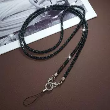 Блестящий Стразы Шнурок для телефона Яркая Цепочка-ремешок для чехла телефона Аксессуары для телефона