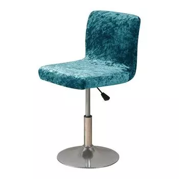 Блестящий тканевый клубный вращающийся чехол на стул, маленький размер, короткая спинка, чехол для барного стула, золотой бархатный чехол с бриллиантами, домашний декор, чехол для стула, сиденья 1 piece