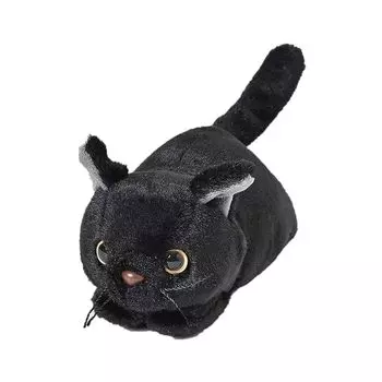 Bleu Bleuet Blue Bluee Lying down Pocha cat stuffed toy (black)