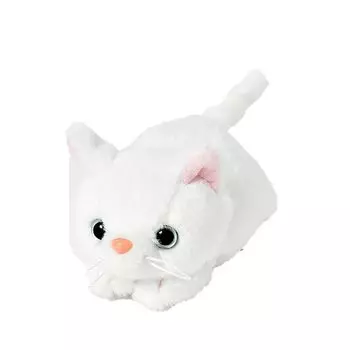 Bleu Bleuet Blue Bluee Lying down Pocha cat stuffed toy (Shiro)