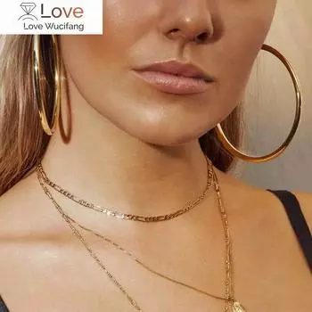 Blijery Fashion Большие серьги-кольца для женщин, баскетбольные серьги Brincos, большие толстые круглые серьги-кольца, украшения в стиле панк