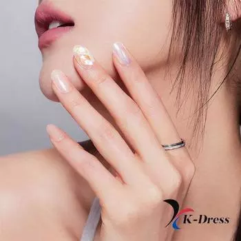 Блики (Длинный овал) Типсы Magic Press Dashing Diva