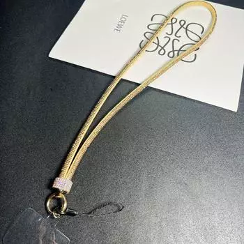 Bling Bling Rhinestone Телефон Ремешок Брелок Подвесной Шнур Аксессуары Для Телефона золотой