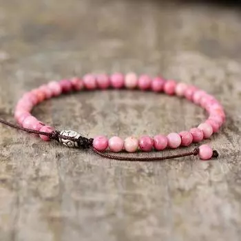 BLINGBAY мужской и женский браслет, новый регулируемый браслет из натурального камня, ручной работы из бисера, пара ювелирных изделий, модные ювелирные изделия, подарок